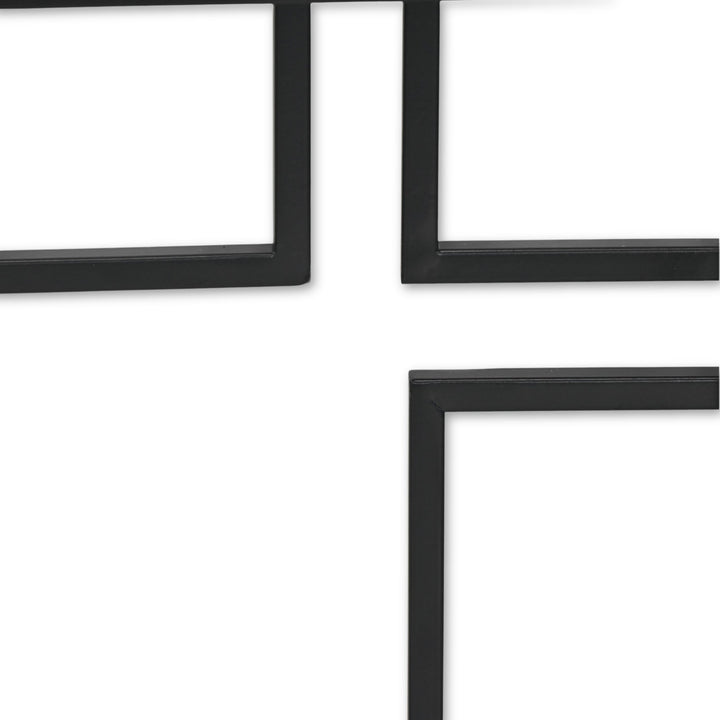 6246BK - Richese Repeating Square Decor - Black
