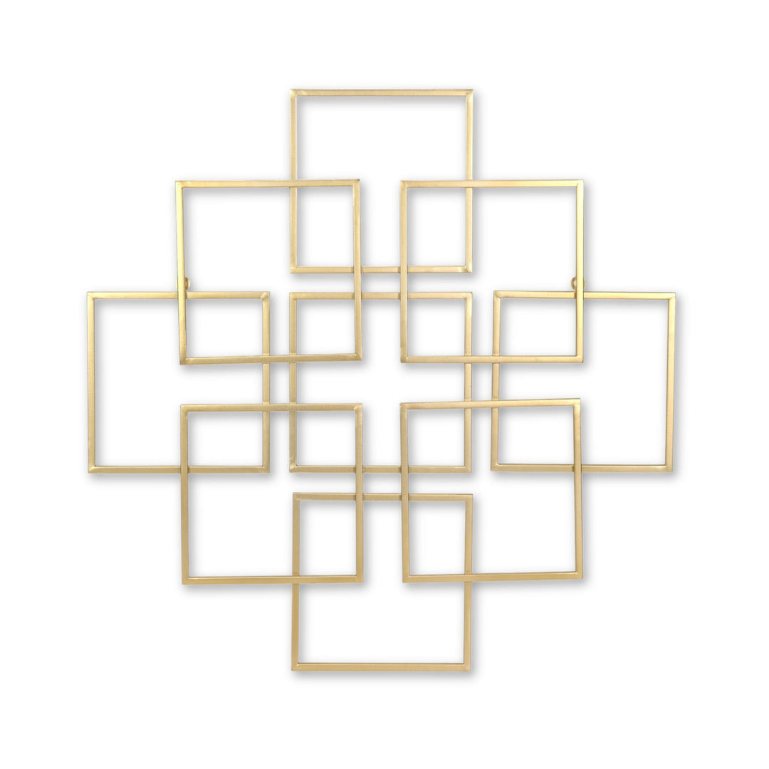 6246GD - Richese Repeating Square Decor - Gold