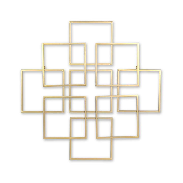 6246GD - Richese Repeating Square Decor - Gold