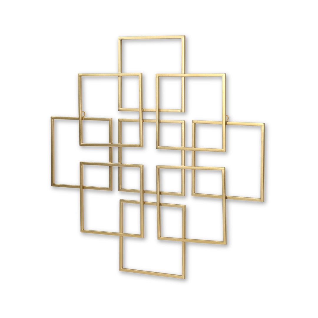 6246GD - Richese Repeating Square Decor - Gold