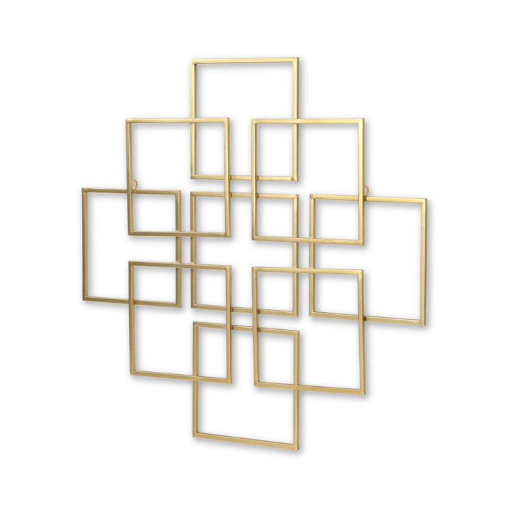 6246GD - Richese Repeating Square Decor - Gold