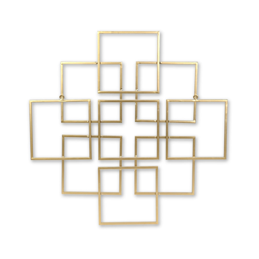 6246GD - Richese Repeating Square Decor - Gold