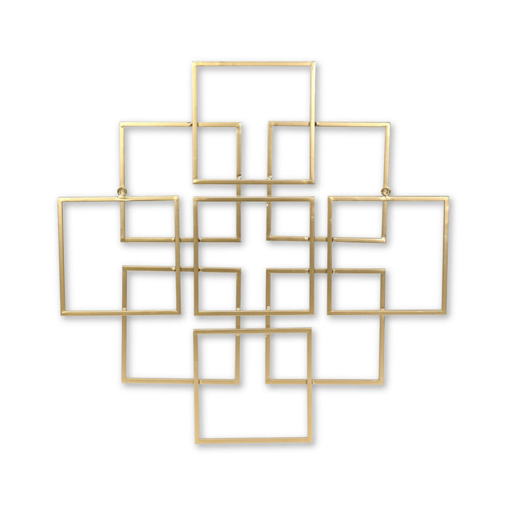 6246GD - Richese Repeating Square Decor - Gold