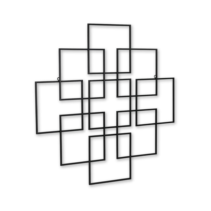 6246BK - Richese Repeating Square Decor - Black
