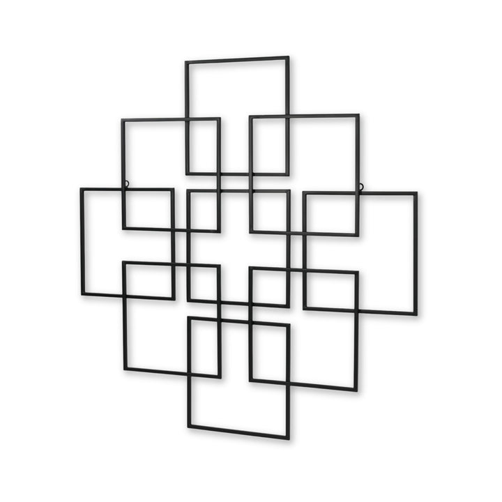 6246BK - Richese Repeating Square Decor - Black