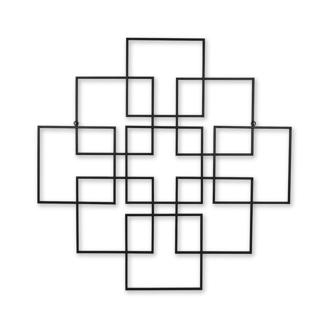 6246BK - Richese Repeating Square Decor - Black