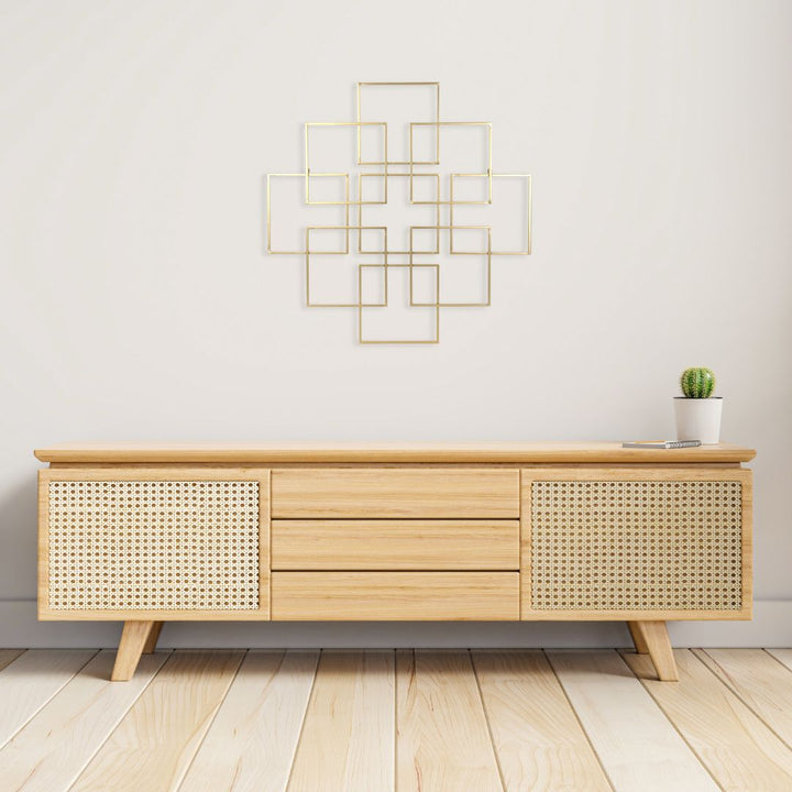 6246GD - Richese Repeating Square Decor - Gold