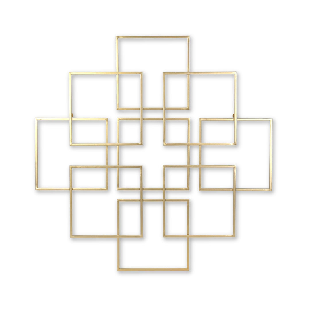 6246GD - Richese Repeating Square Decor - Gold
