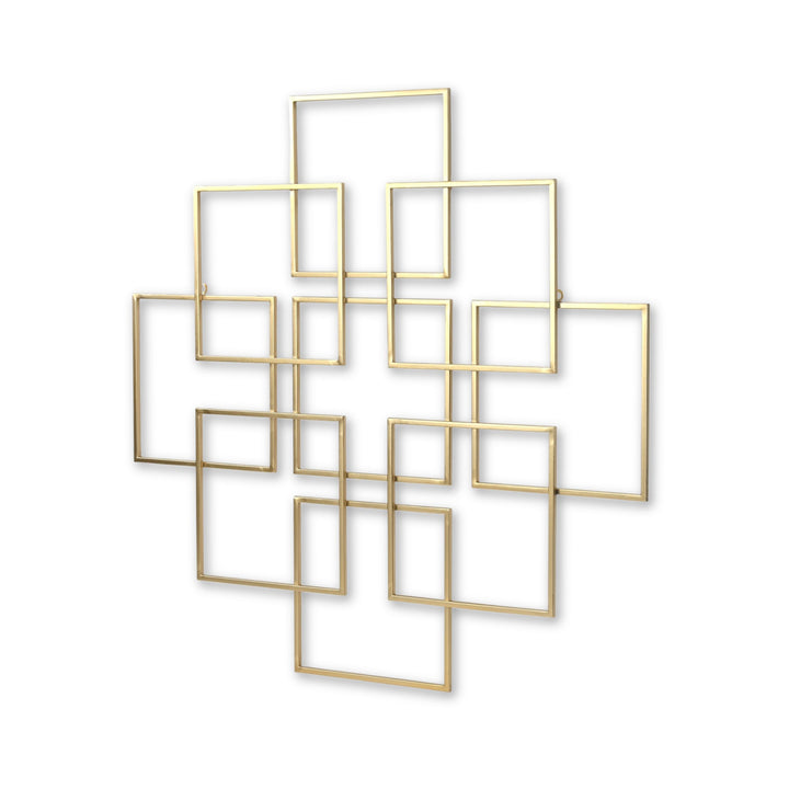 6246GD - Richese Repeating Square Decor - Gold