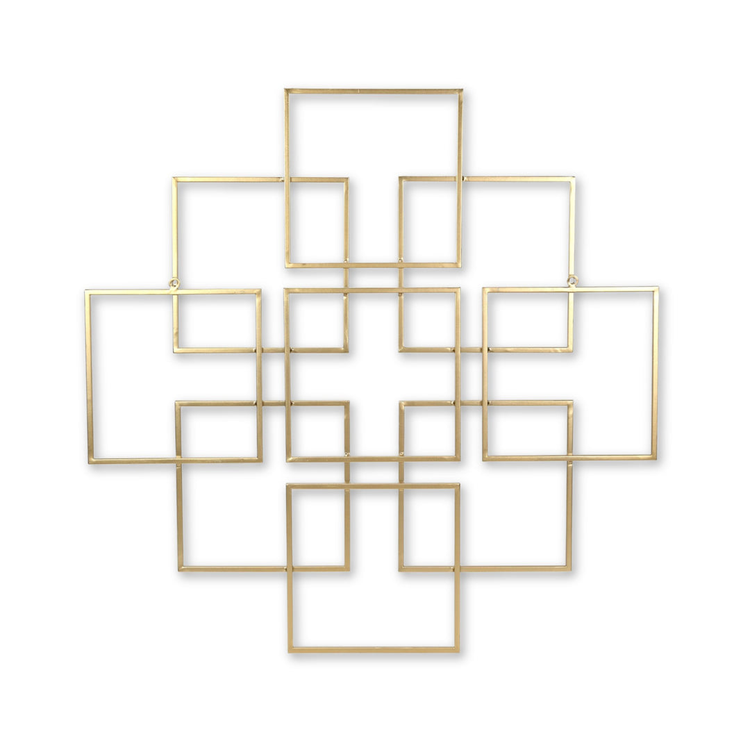 6246GD - Richese Repeating Square Decor - Gold
