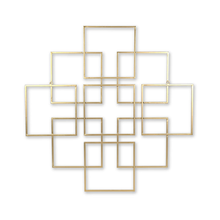 6246GD - Richese Repeating Square Decor - Gold