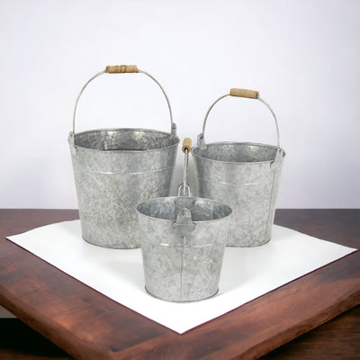 FP-3743-3 - Pina Galvanized Buckets