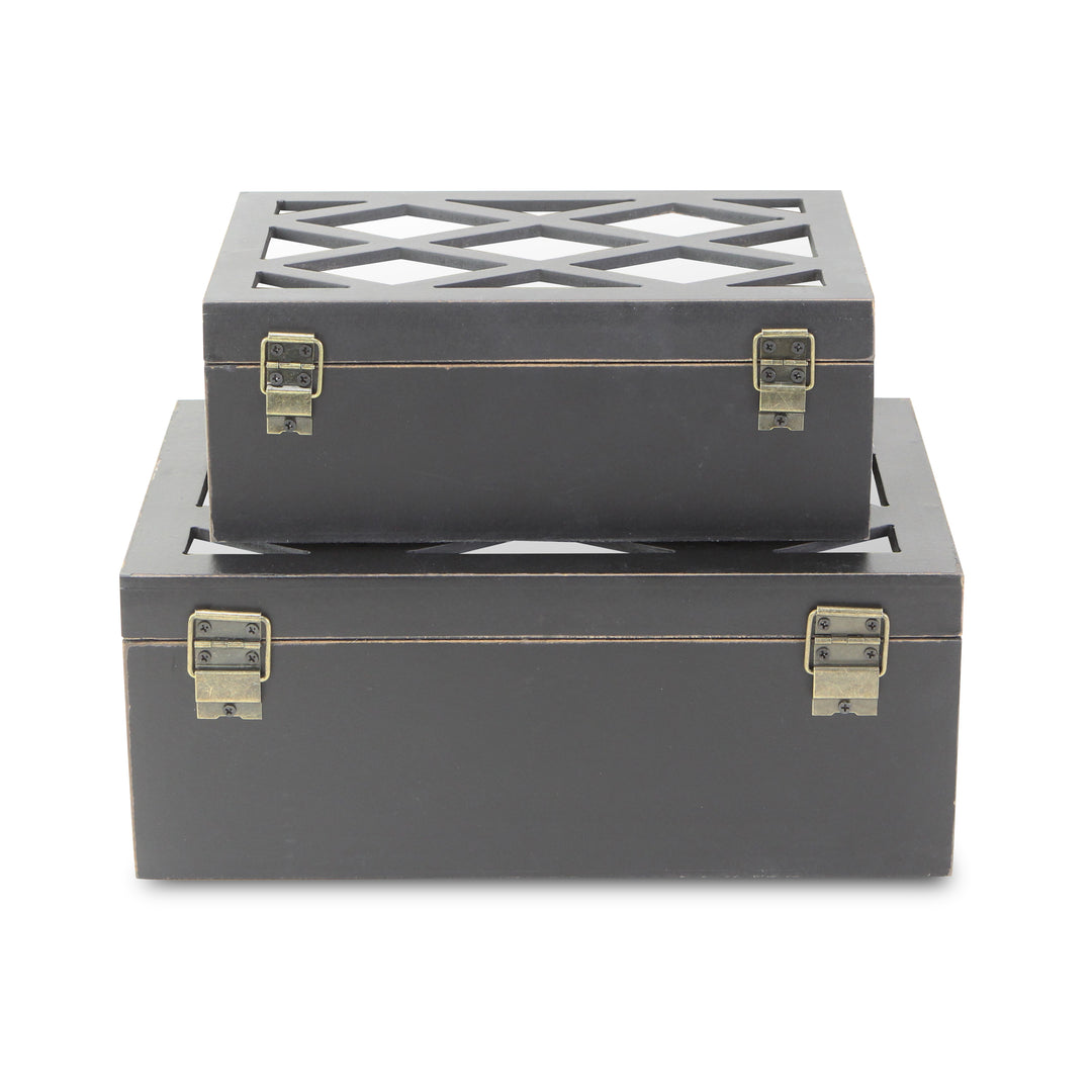 FP-3839-2 - Ebba Mirrored Boxes