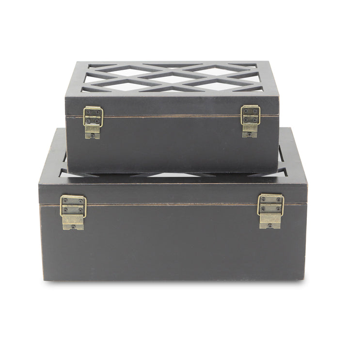 FP-3839-2 - Ebba Mirrored Boxes