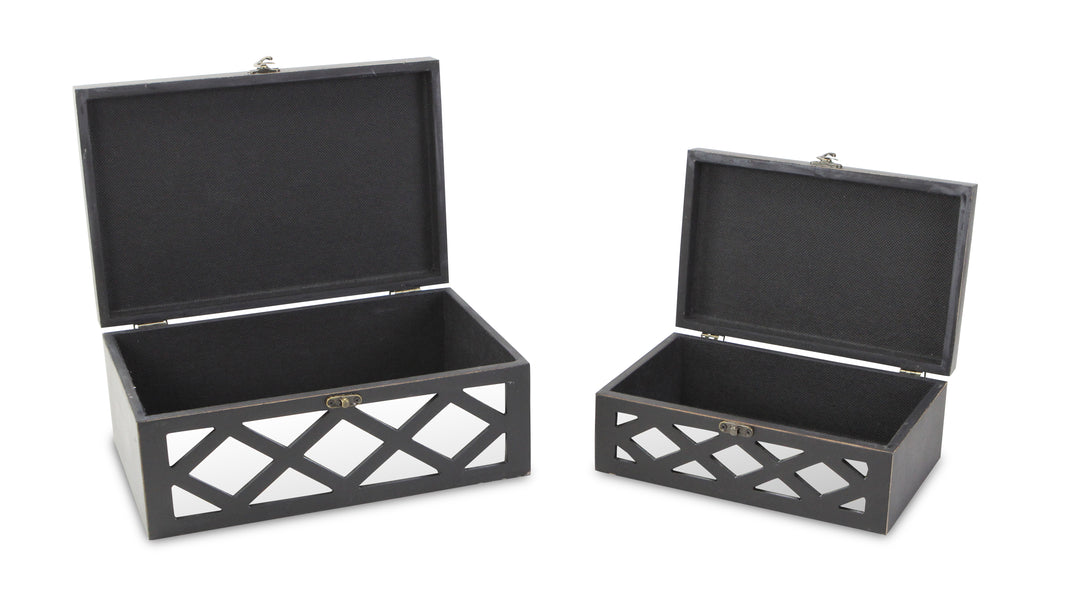 FP-3839-2 - Ebba Mirrored Boxes