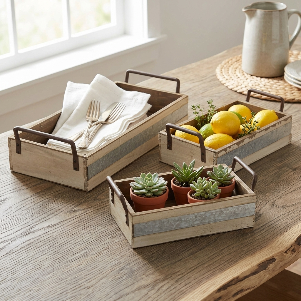 FP-3873-3W - Weston Rustic Long Crates