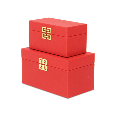 FP-3981-2R - Halona Red Happiness Boxes