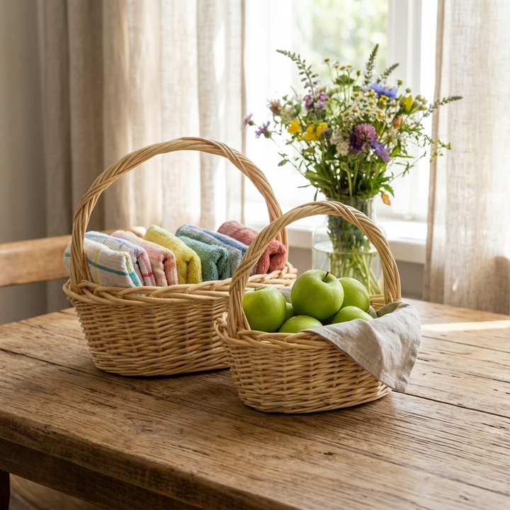 UW-9092-2 - Eierkorb Oval Handle Basket