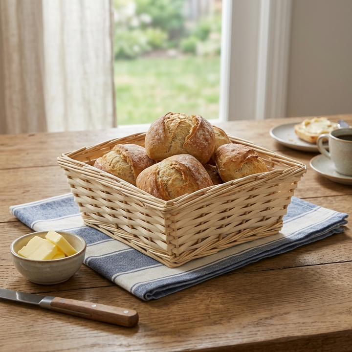 UW-9138-10 - Lota Squared Willow Tray - Medium