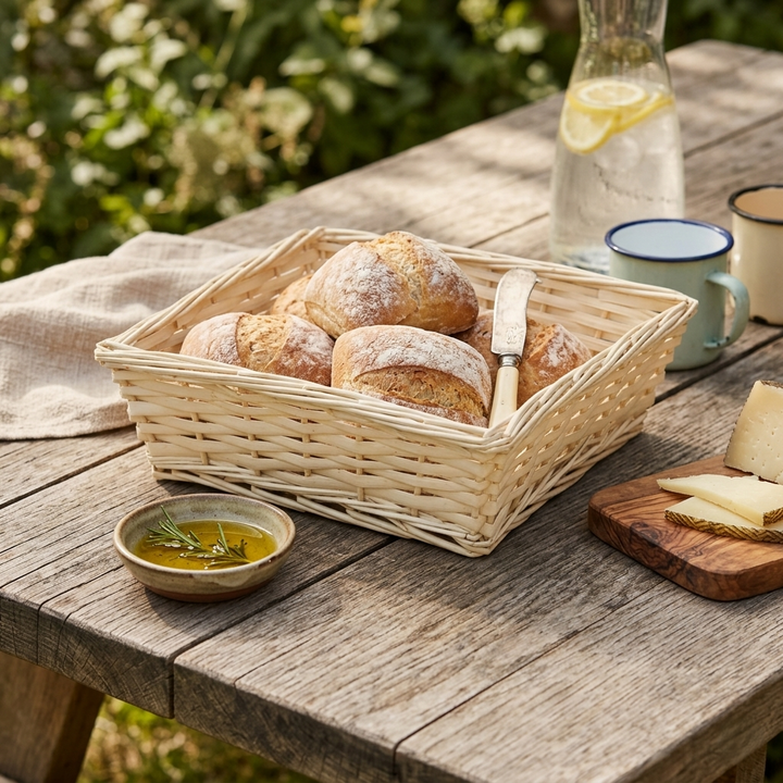 UW-9138-12 - Lota Squared Willow Tray - Large