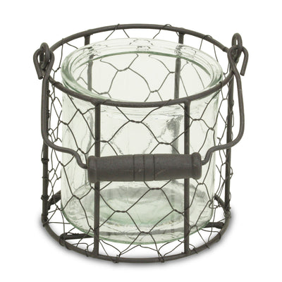 15S001BRM<p>Teska Jar & Wire Basket - Md</p>
