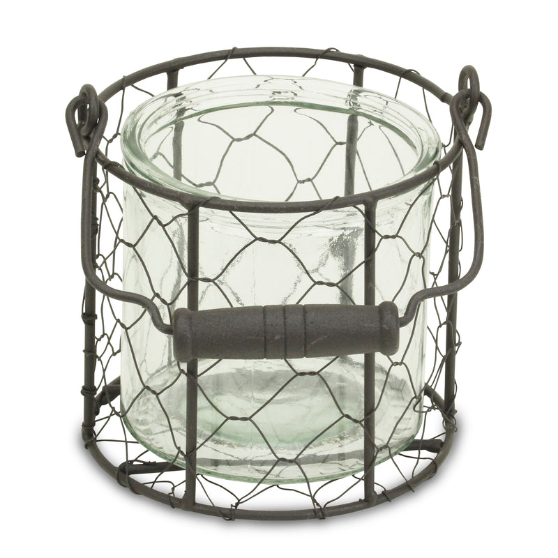 15S001BRM<p>Teska Jar & Wire Basket - Md</p>