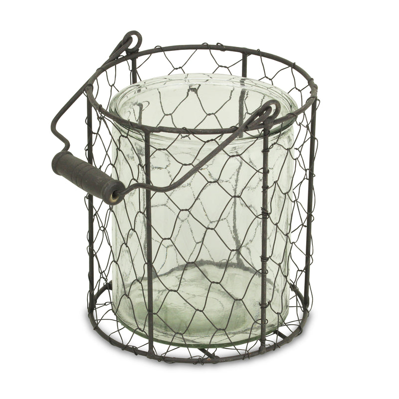 15S001BRXL - Teska Jar & Wire Basket - X-Lg