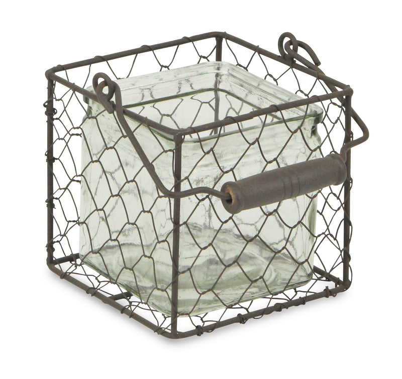 15S002BRM<p>Teska Jar & Wire Basket - Md</p>