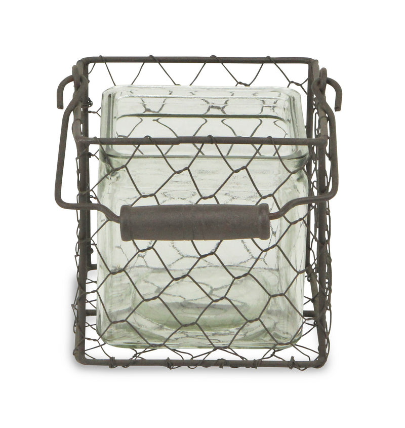 15S002BRM<p>Teska Jar & Wire Basket - Md</p>