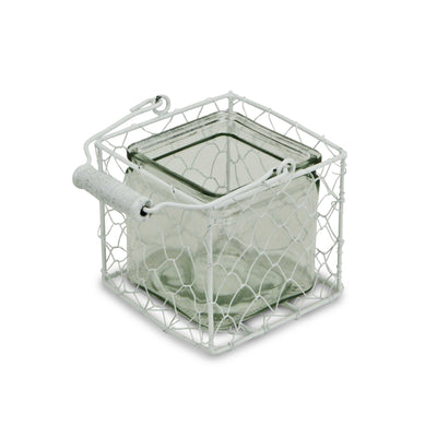 15S002WM<p>Belen Jar & Wire Basket - Md</p>