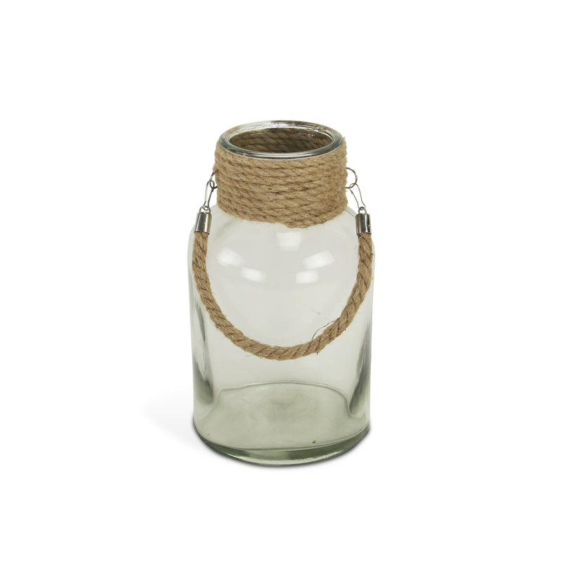 15S005L<p>Golena Rope Topped Jar</p>