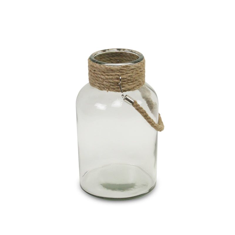 15S005L<p>Golena Rope Topped Jar</p>