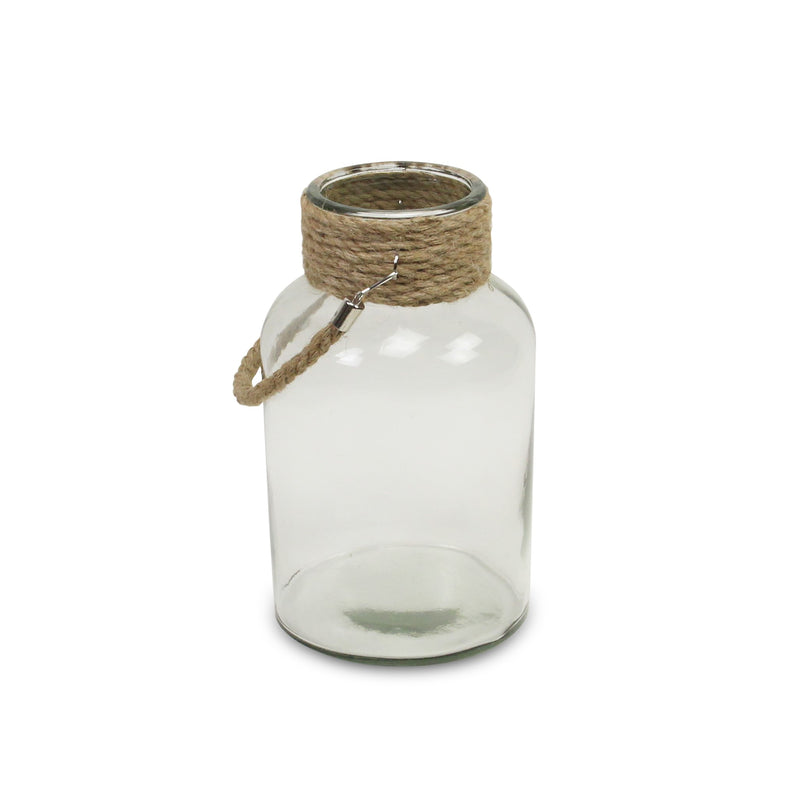 15S005L<p>Golena Rope Topped Jar</p>