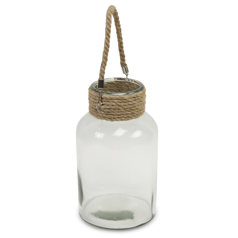 15S005L<p>Golena Rope Topped Jar</p>
