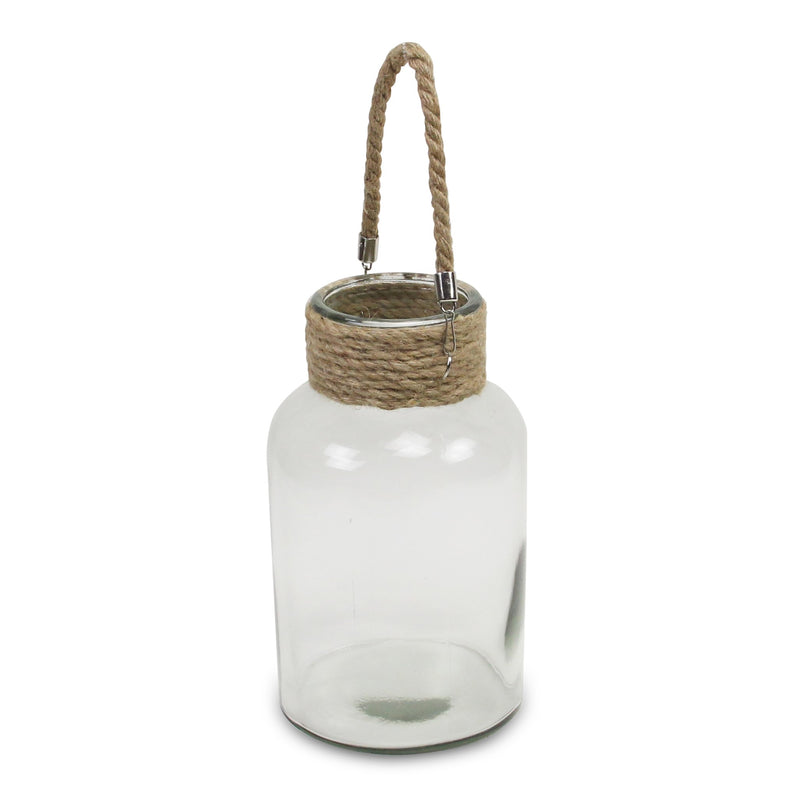 15S005L<p>Golena Rope Topped Jar</p>
