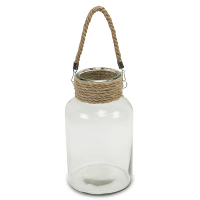 15S005L<p>Golena Rope Topped Jar</p>