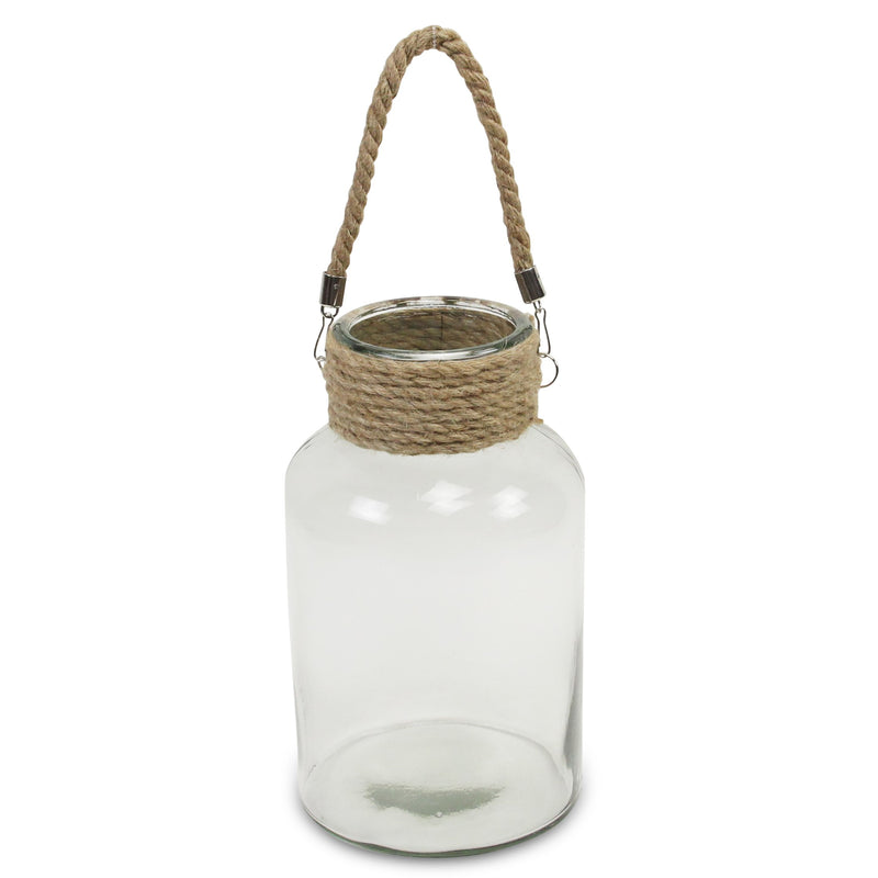 15S005L<p>Golena Rope Topped Jar</p>