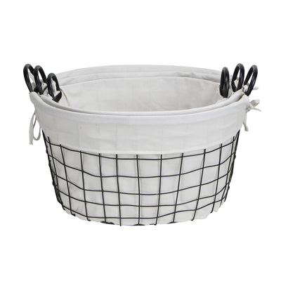 16S001-3 - Esker Oval Basket Set