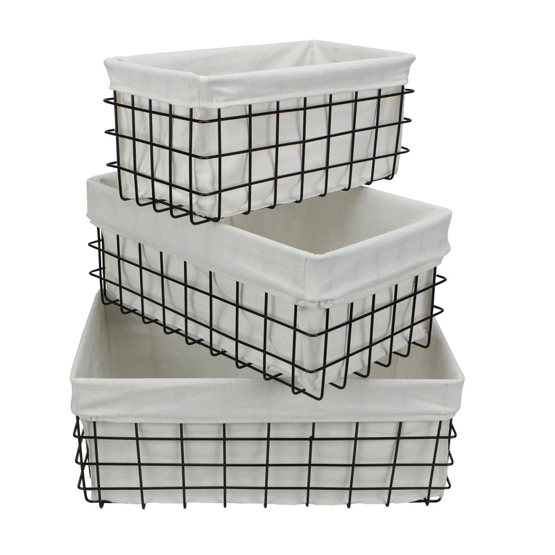 16S002-3 - Esker Rectangle Basket Set