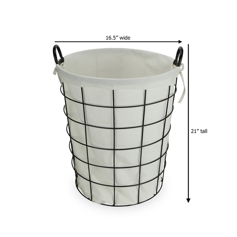 16S005 - Esker Lined Round Basket