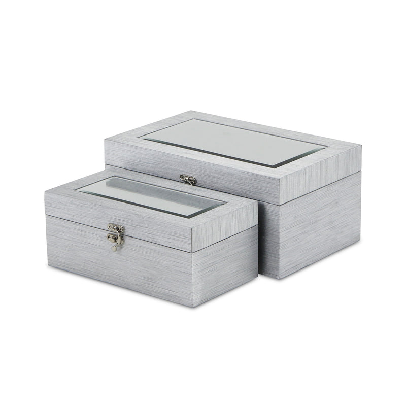4554-2SV - Fidela Silver Vinyl Boxes