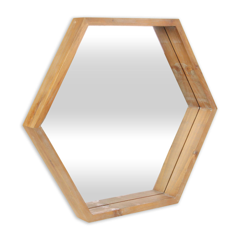 4577<p>Althea Hexagon Mirror</p>