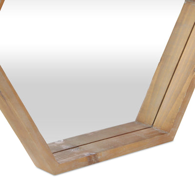4577<p>Althea Hexagon Mirror</p>
