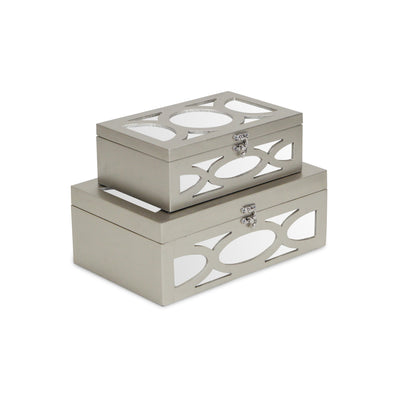 4668-2CHG<p>Harlane Mirrored Champagne Boxes</p>