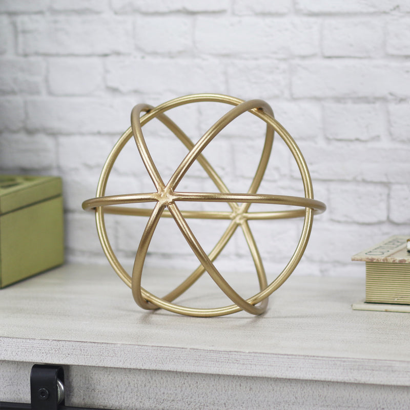 4720L - Thayer Gold Orb Décor - Large