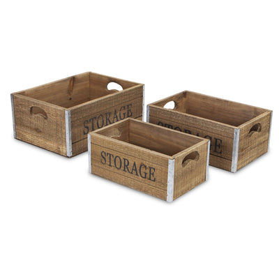 4743-3 - Eika Metal Accent Crates