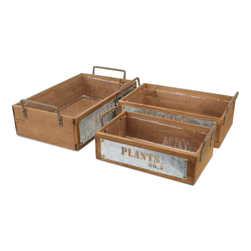 4813-3 - Quillen Garden Wood Crates