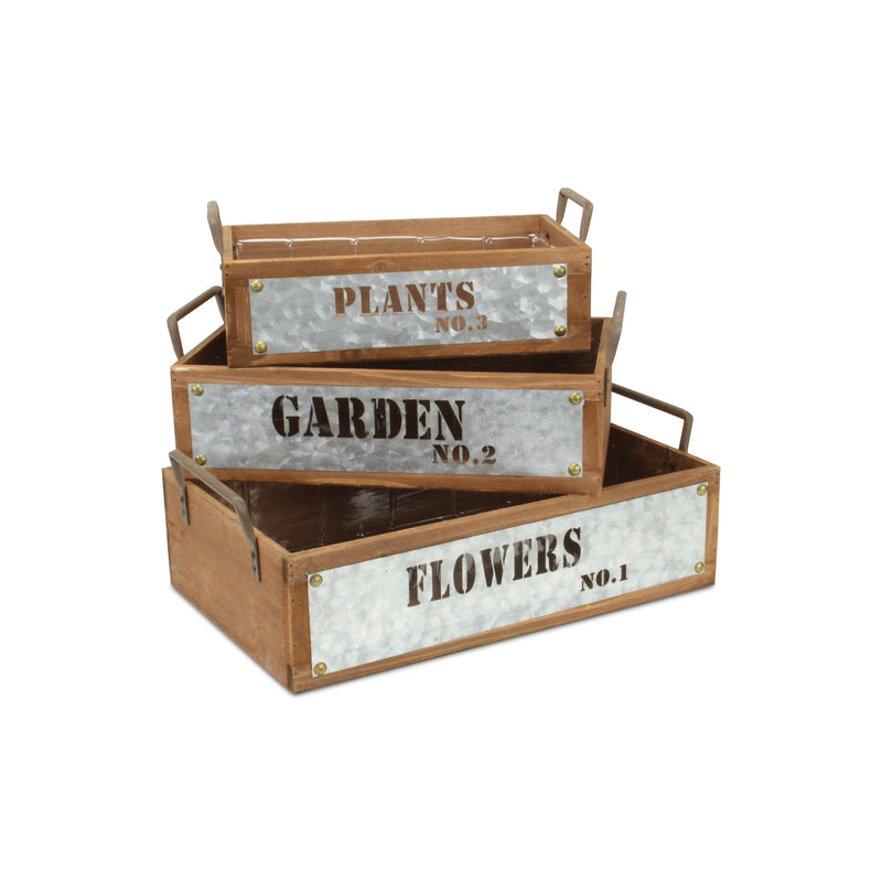 4813-3 - Quillen Garden Wood Crates