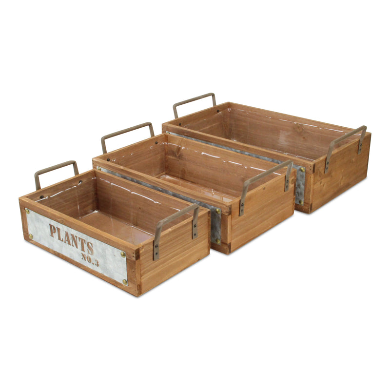 4813-3 - Quillen Garden Wood Crates