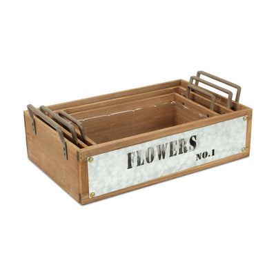 4813-3 - Quillen Garden Wood Crates